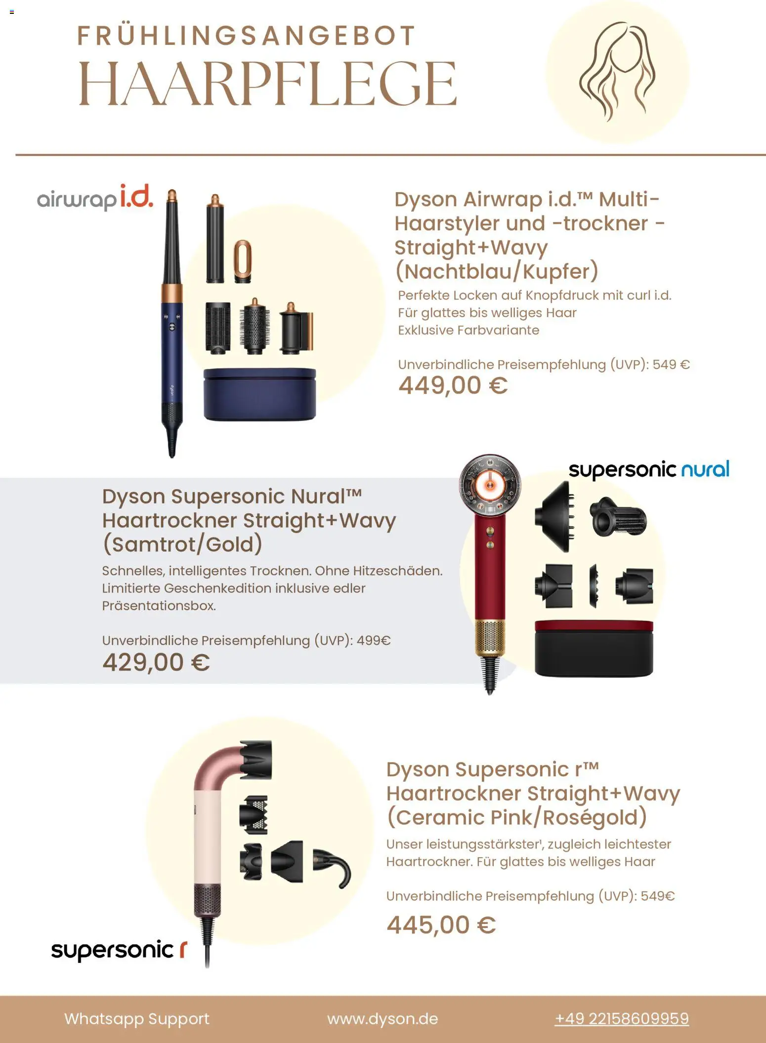Dyson Prospekt 	 – gültig ab 10.03.2026 | Seite: 3 | Produkte: Dyson, Trockner, Haartrockner