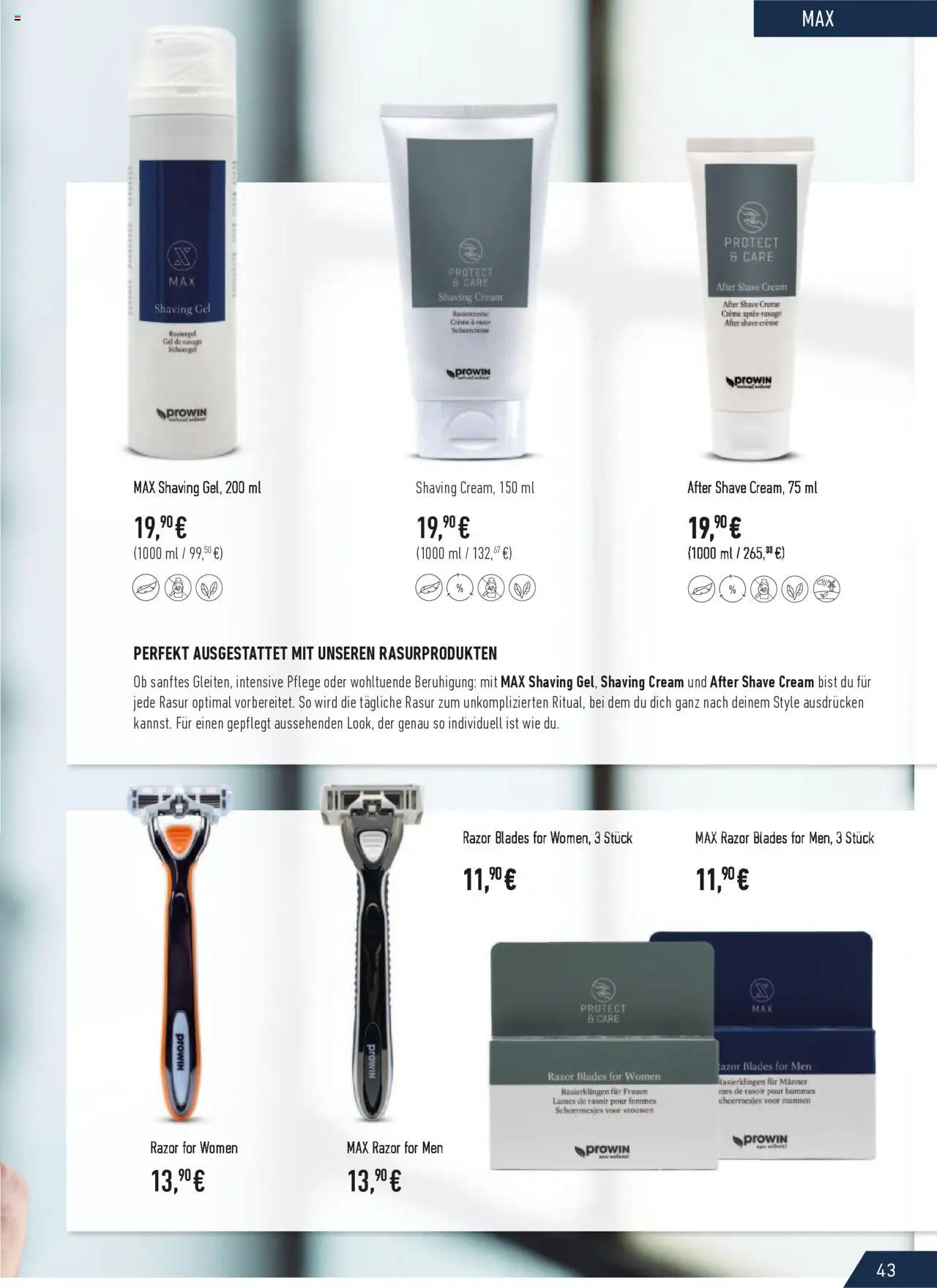 Katalog ProWin New Wellness  – gültig ab 01.10.2025 | Seite: 43 | Produkte: Creme