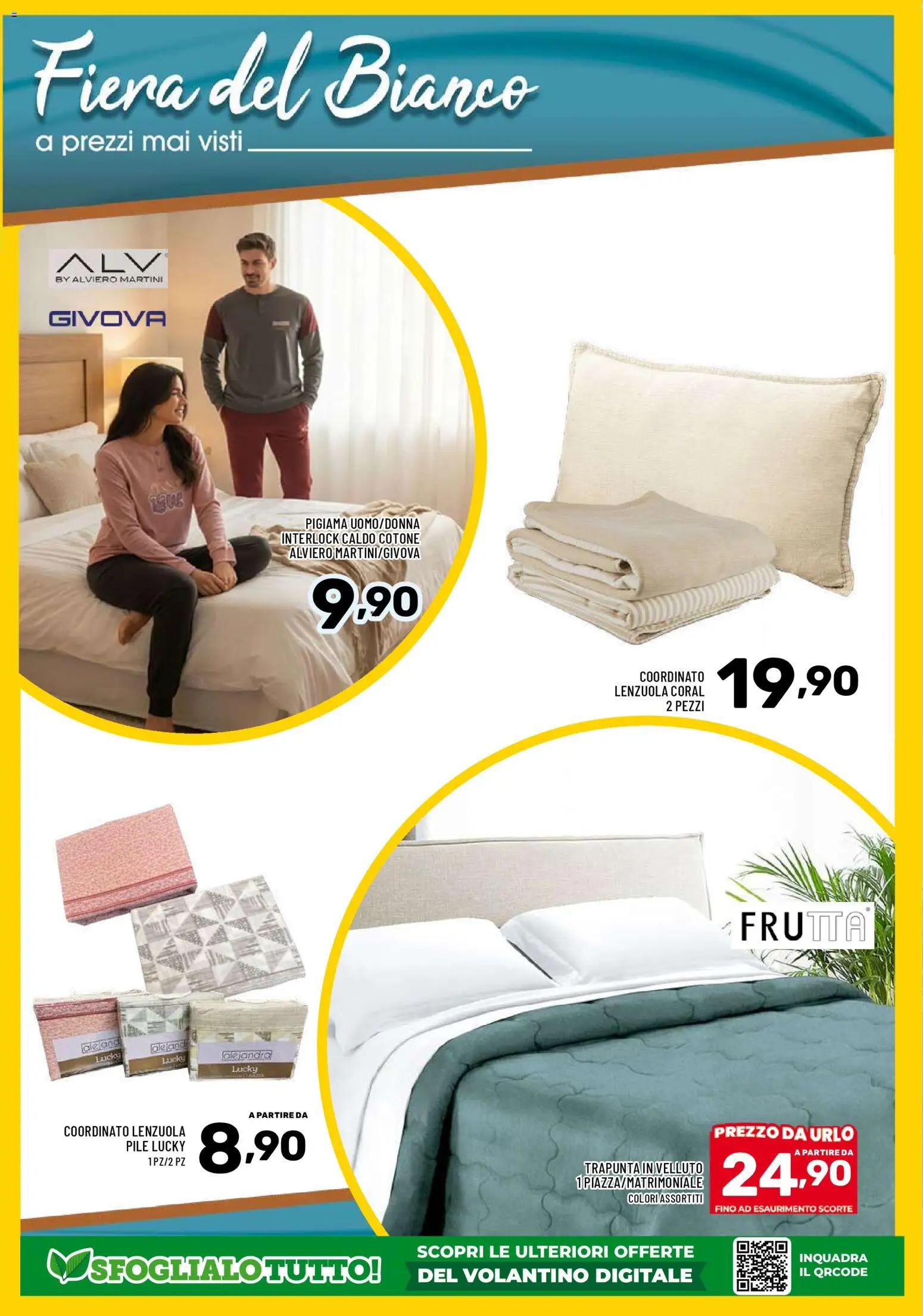 Volantino Il Centesimo del 03.02.2026 | Pagina: 18 | Prodotti: Pile, Pigiama, Frutta, Lenzuola
