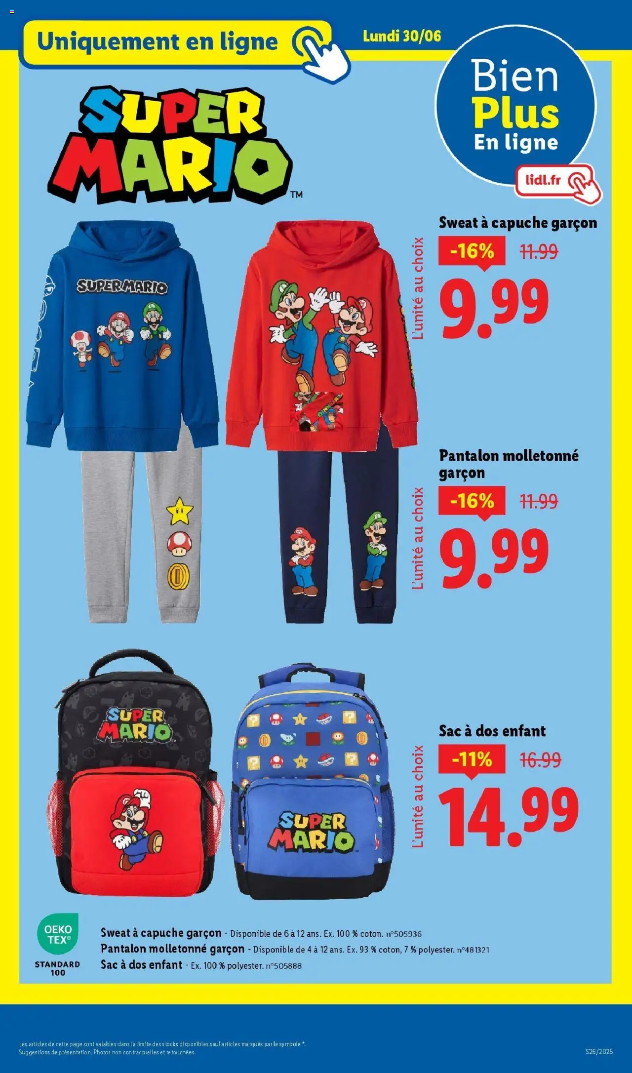  | Page: 81 | Produits: Sac, Sweat à capuche, Pantalon, Sac à dos