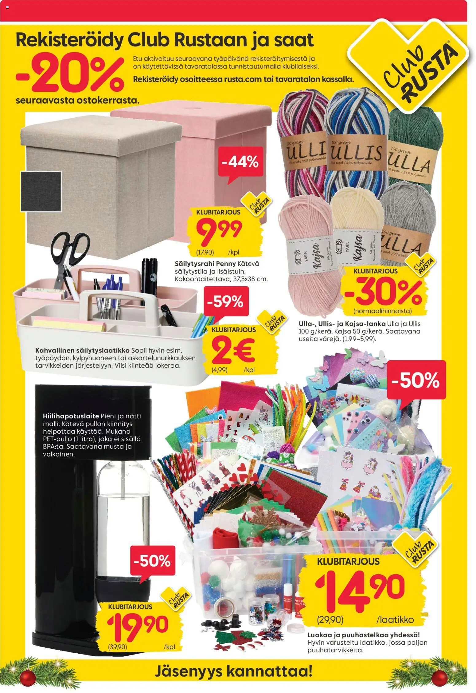 Rusta tarjoukset – voimassa 03.11.2025 alkaen | Sivu: 15 | Tuotteet: Hiilihapotuslaite