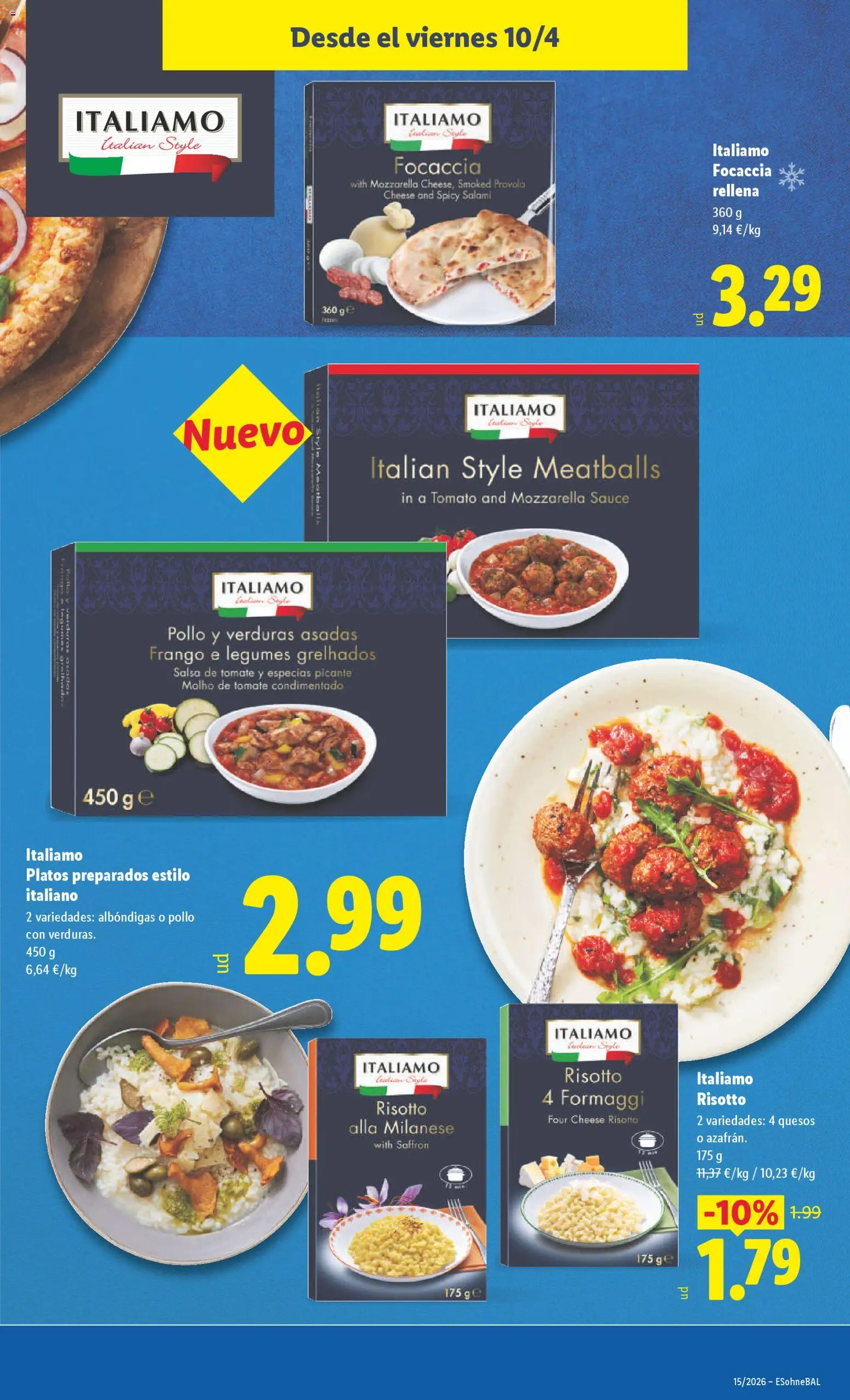 Lidl folleto │ válido desde el 06.04.2026 | Página: 45 | Productos: Salsa de tomate, Ρυζογκοφρέτα, Salami