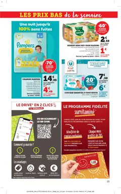 bi1 - Prévisualisation de bi1 Les offres du moment valide à partir de 27.12.2025 | Page: 15 | Produits: Couches, Pampers, Pruneaux, Pommes