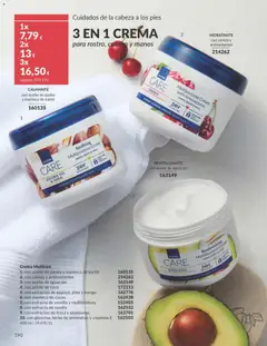 Vista previa Catálogo AVON campaña 2 válido desde el 01.02.2026 | Página: 206 | Productos: Κουνουπίδι, Leche, Piña, Crema hidratante