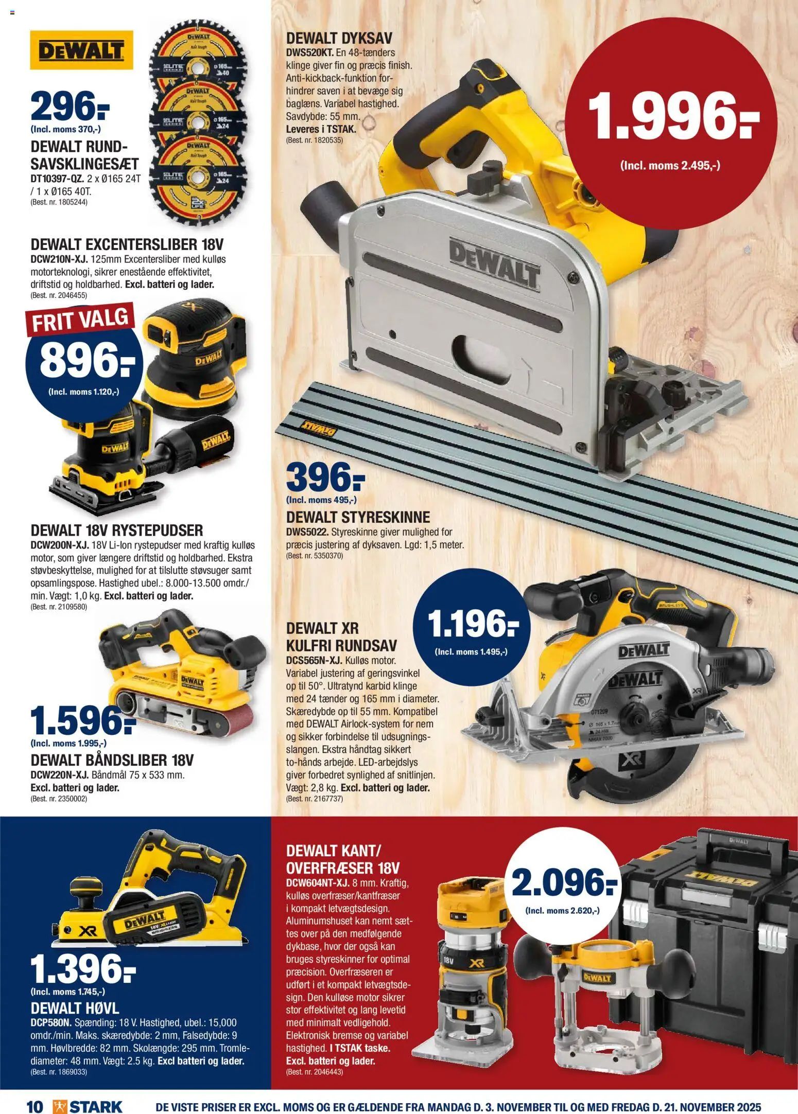 Stark tilbudsavis – gyldig fra 03.11.2025 | Side: 10 | Produkter: Søm, Støvsuger, Batteri