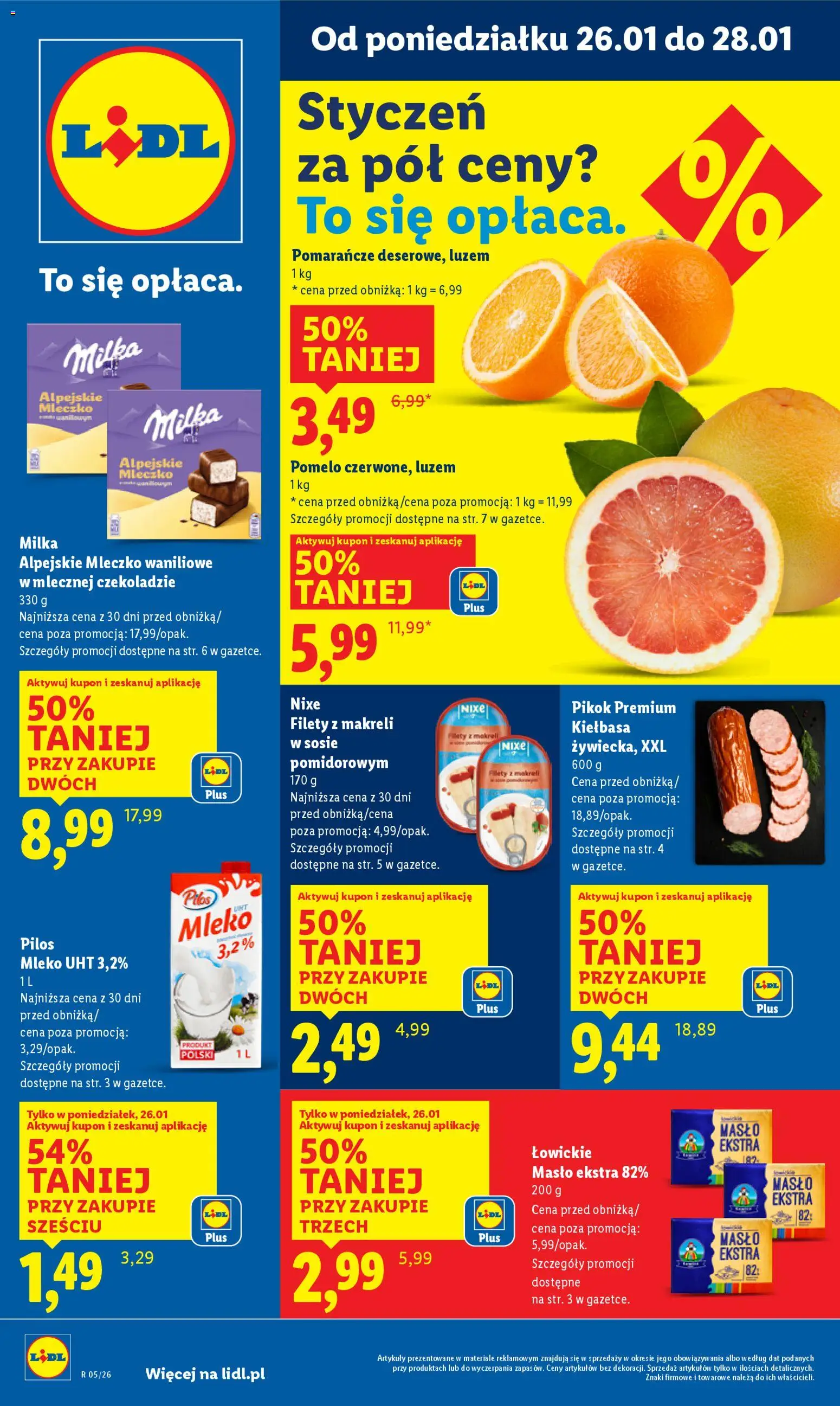 Lidl Gazetka od 26.01.2026 | Strona: 1