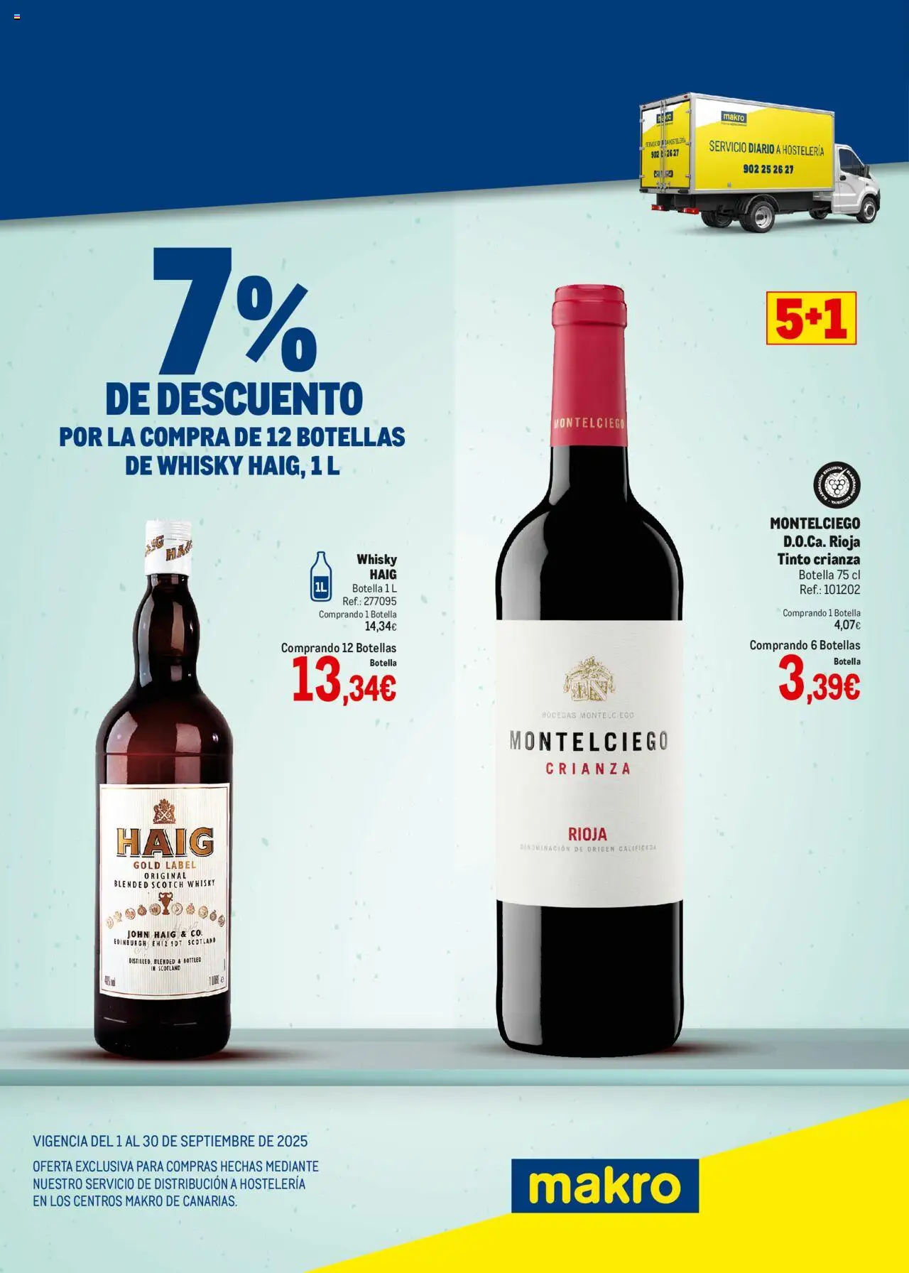 Makro - Destilados Canarias │ válido desde el 01.09.2025 | Página: 7 | Productos: Whisky