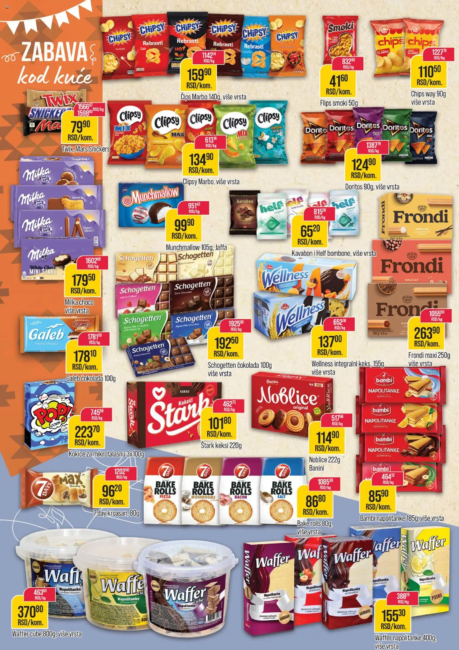 Zlatan Trag katalog - važi od 14.01.2026 | Strana: 8 | Proizvode: Milka, Twix, Popcorn, Čokolada