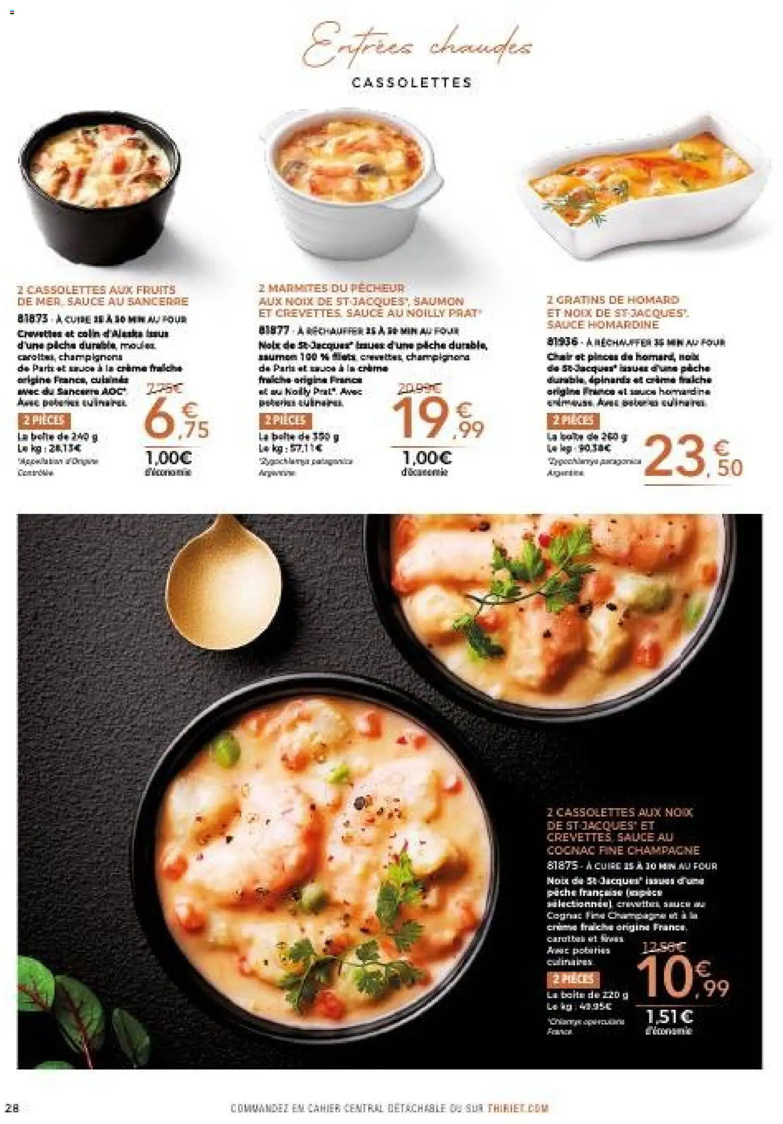 {H1} | Page: 28 | Produits: Pêche, Saumon, Noix, Crème