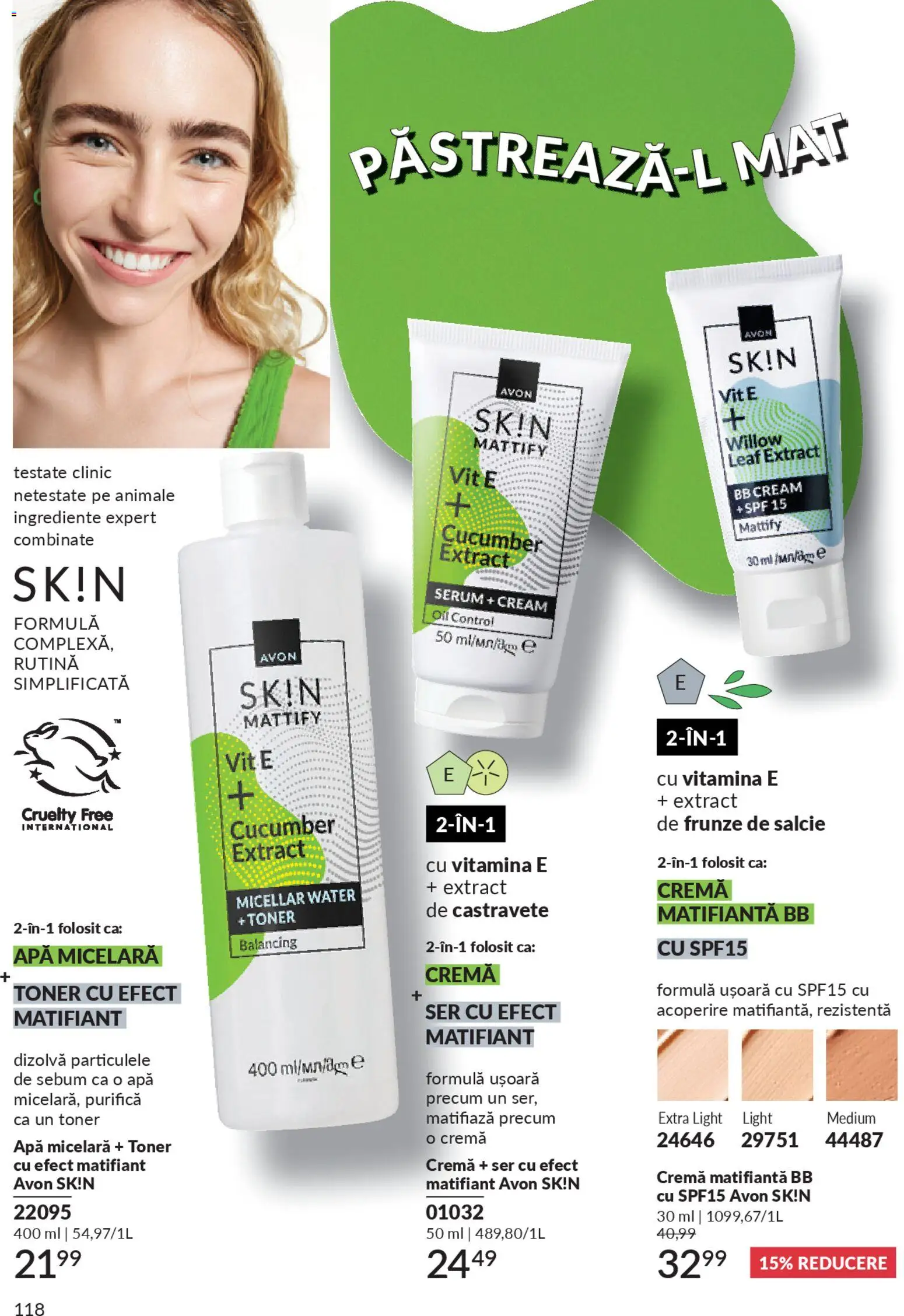 Noul catalog Avon – valabil de la 01.04.2026 | Pagină: 120 | Produse: Serum, Toner, Bb cream, Cremă