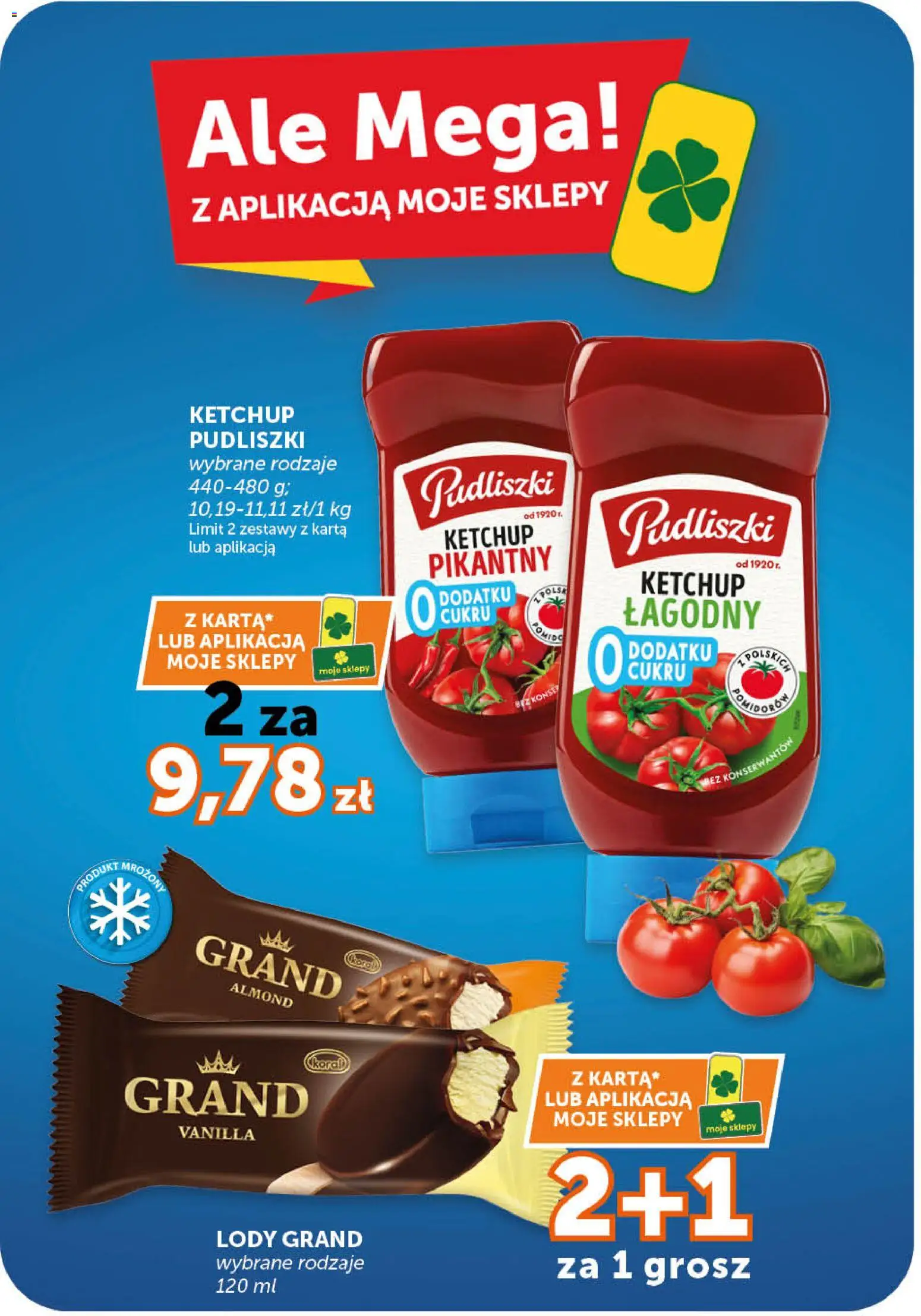 ABC gazetka - Market od 23.04.2026 | Strona: 13 | Produkty: Karta, Ketchup, Ketchup pudliszki, Lody