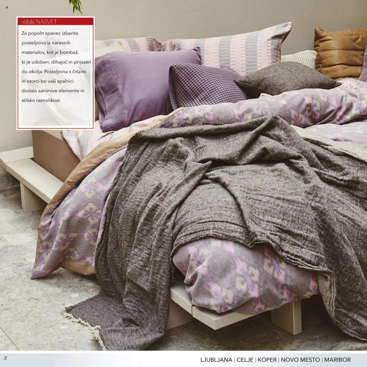 Harvey Norman katalog posteljnina jesen zima │ velja od 01.10.2023 | Stran: 2 | Izdelki: Posteljnina