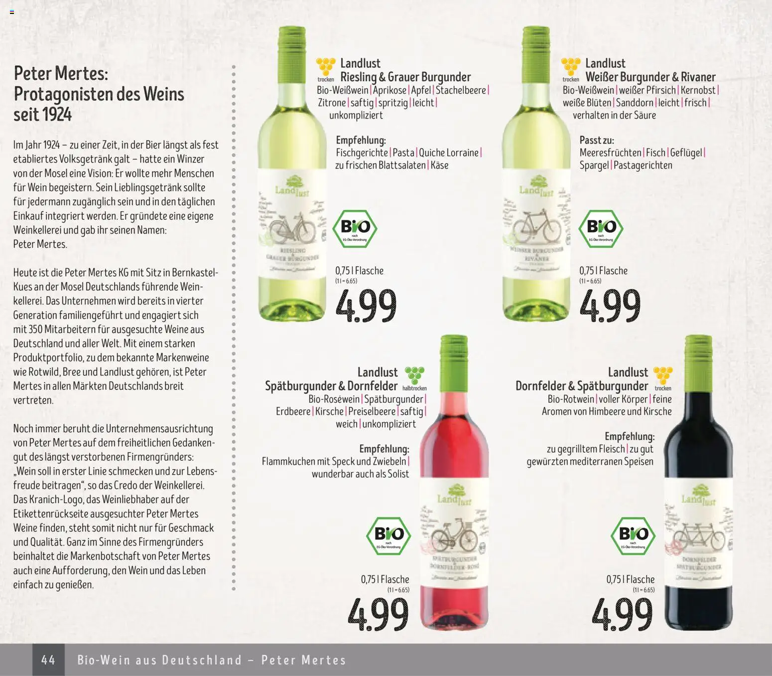 Edeka Struve Wein– und Spirituosen – gültig ab 14.11.2025 | Seite: 44 | Produkte: Äpfel, Pfirsich, Pasta, Wein