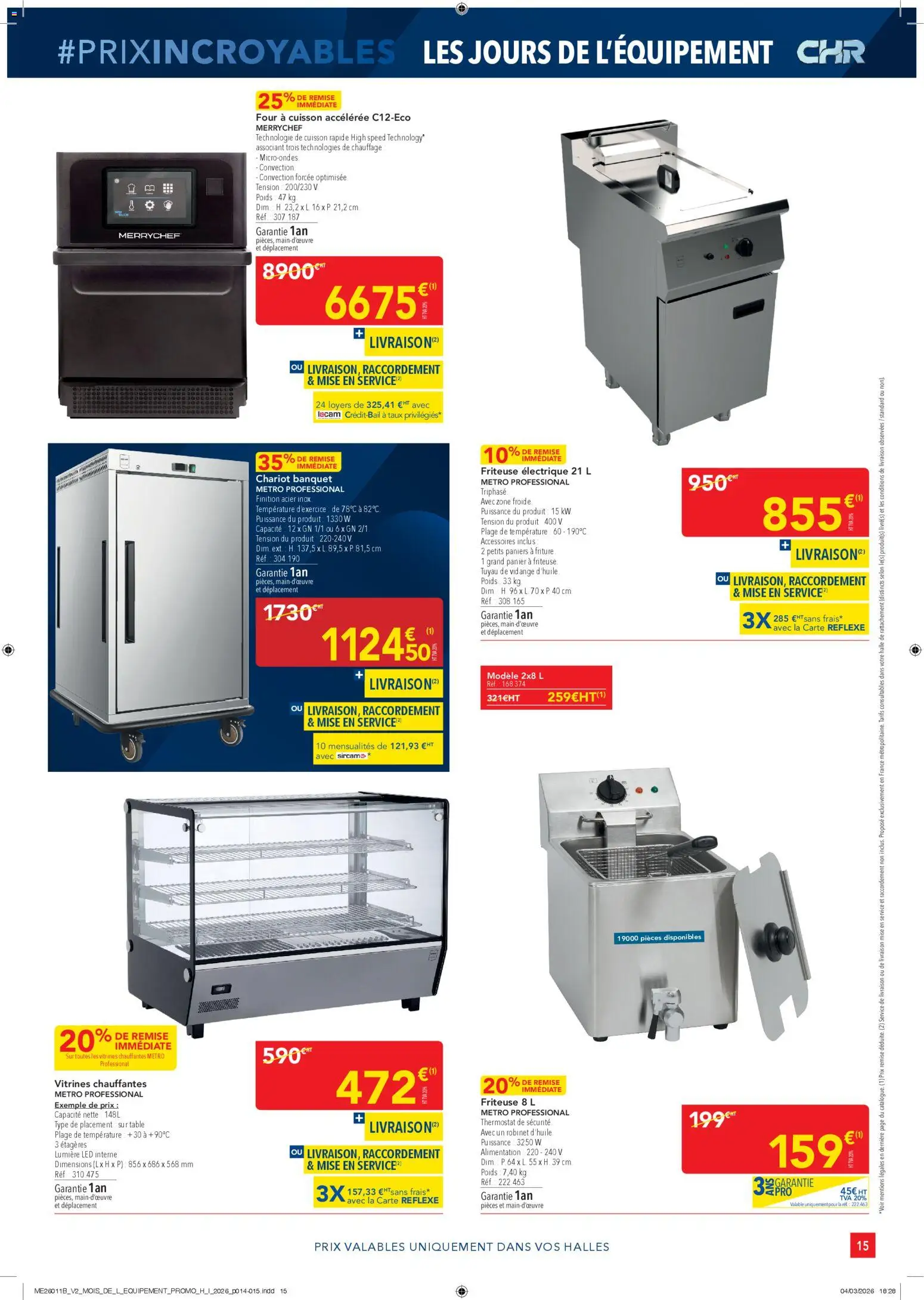 {H1} | Page: 15 | Produits: Robinet, Friteuse, Tuyau, Table