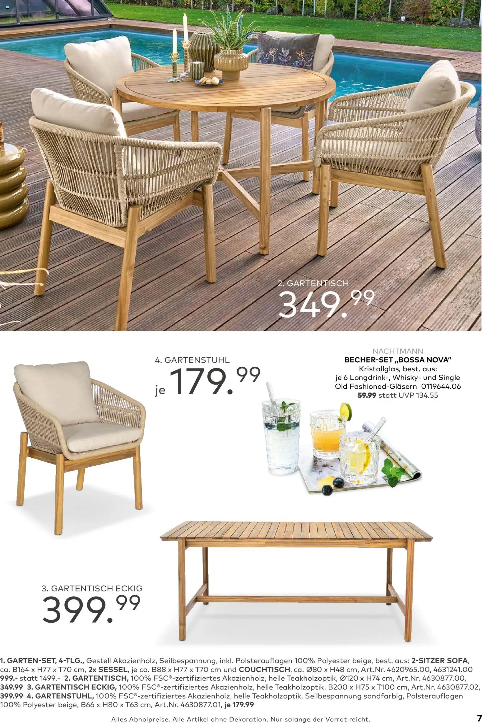 Porta! Gartenmöbel Katalog – gültig ab 01.03.2026 | Seite: 7 | Produkte: Whisky