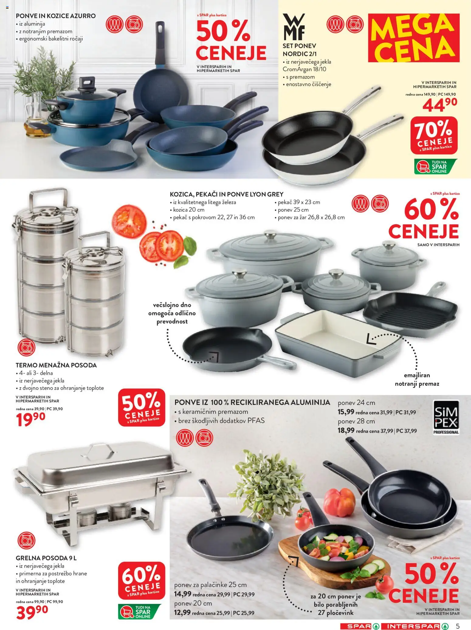 Novi Spar katalog ponudbe – veljaven od 18.02.2026 | Stran: 5 | Izdelki: Zar, Kozice, Palačinke