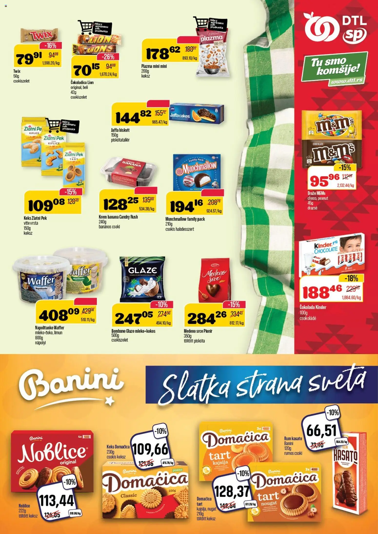 Senta Promet katalog - važi od 19.11.2025 | Strana: 9 | Proizvode: Banana, Kajsija, Noblice, Napolitanke