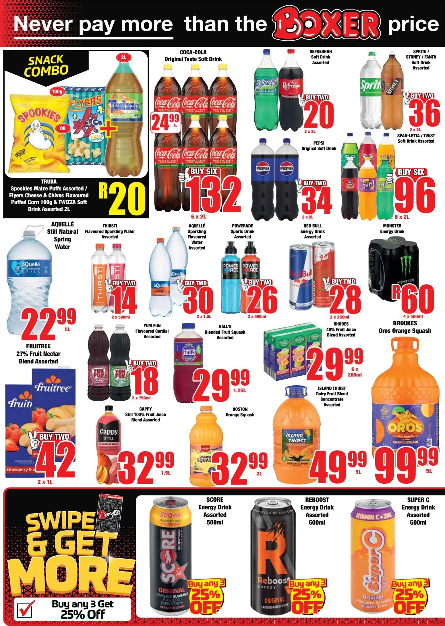 New Boxer catalogue – valid from 23.10.2025 | Page: 6 | Products: Corn, Cheese, Juice, Sprite