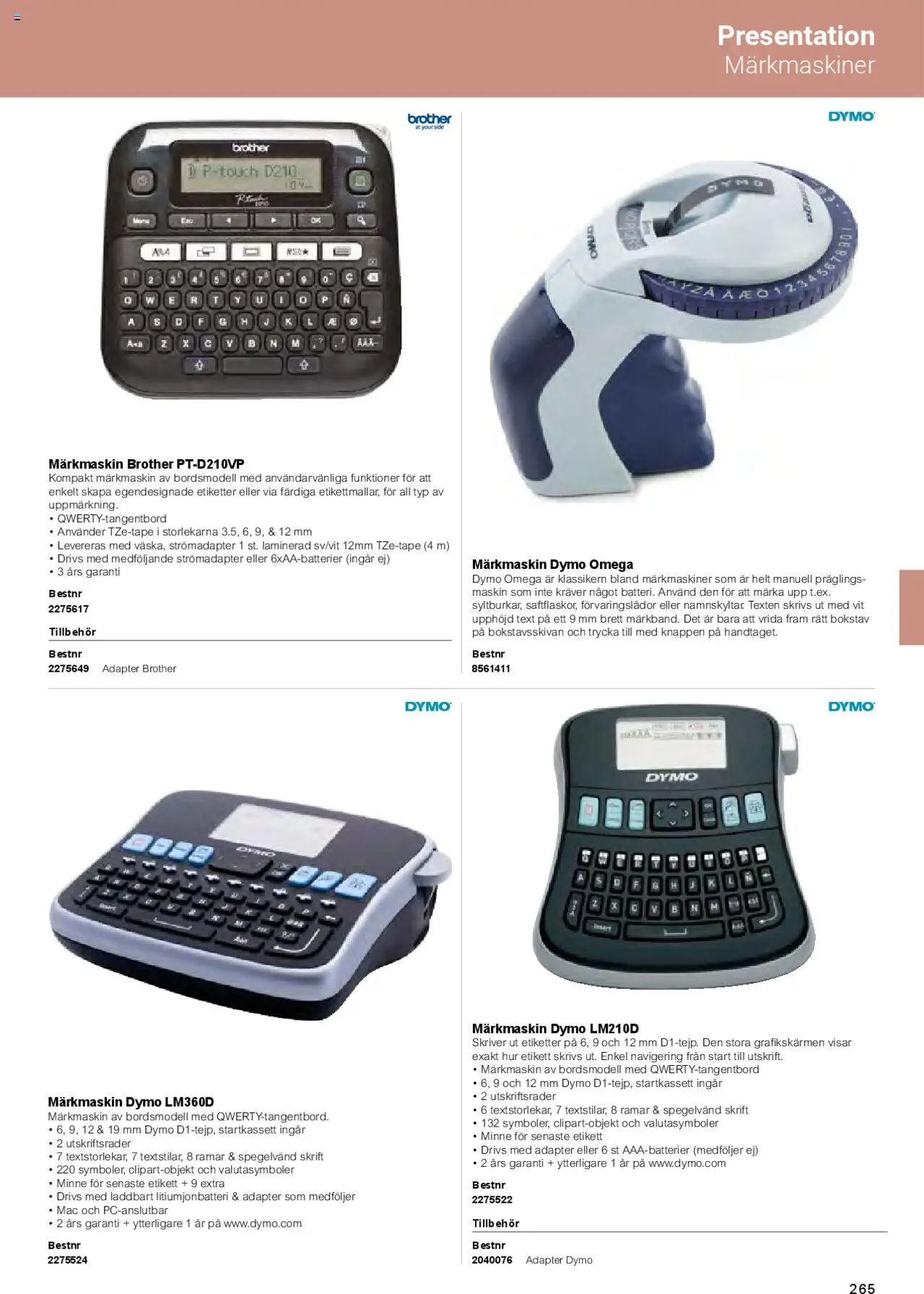 Office Depot reklamblad aktuell från 01.02.2025 | Sida: 267 | Produkter: Förvaringslådor, Navigering, Adapter