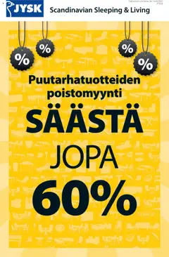 Katso JYSK tarjoukset voimassa alkaen 24.07.2025