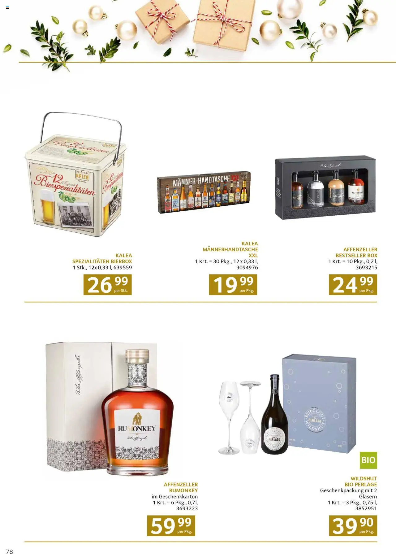 Transgourmet Weihnachtskatalog 2025 gültig ab 13.10.2025 | Seite: 78 | Produkte: Box
