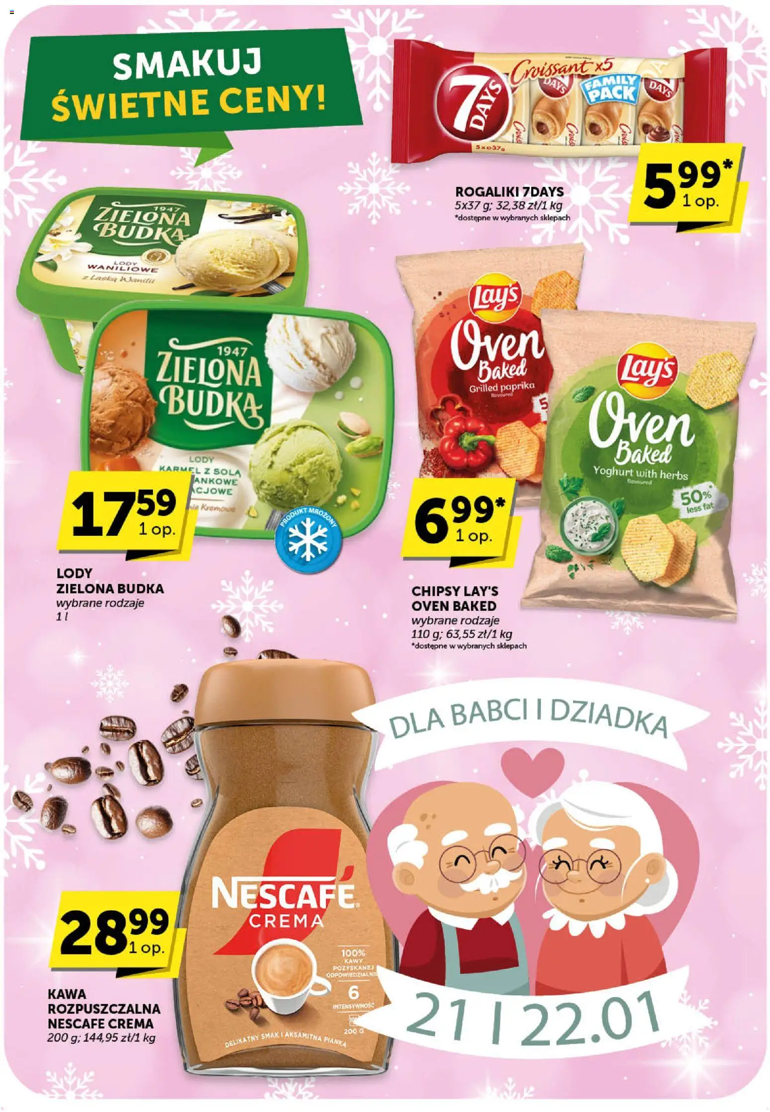 Euro Sklep Gazetka - Minimarket od 08.01.2026 | Strona: 11 | Produkty: Nescafe, Kawa rozpuszczalna, Kawa, Lody