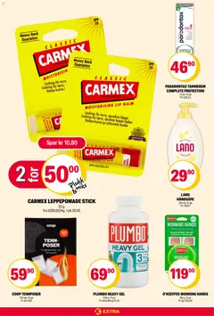 Forhåndsvisning av Coop Extra kundeavis gyldig fra 23.03.2026 | Side: 16 | Produkter: Håndkrem, Tannkrem, Lip, Суміш дитяча