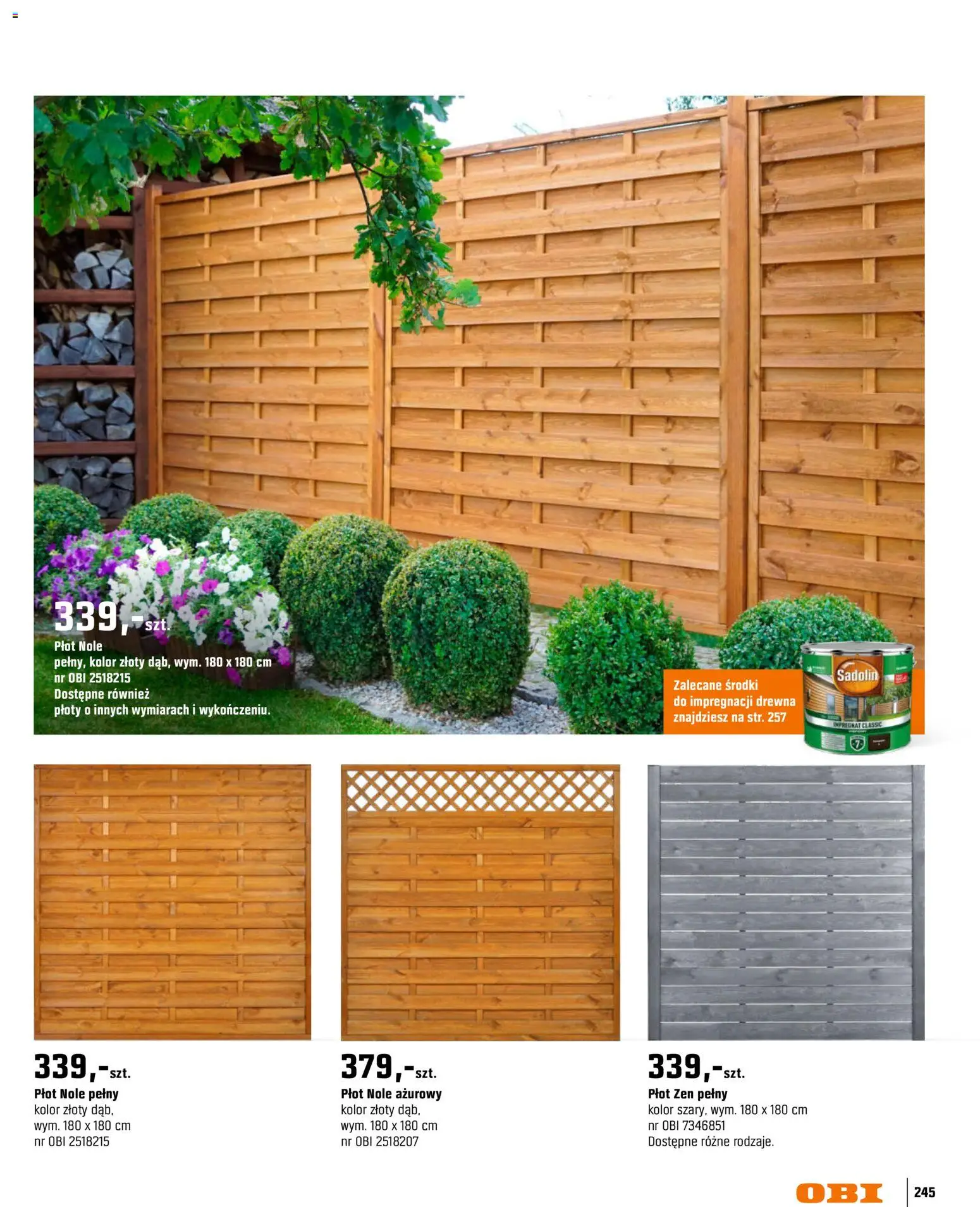 OBI gazetka - Ogród od 11.03.2026 | Strona: 245