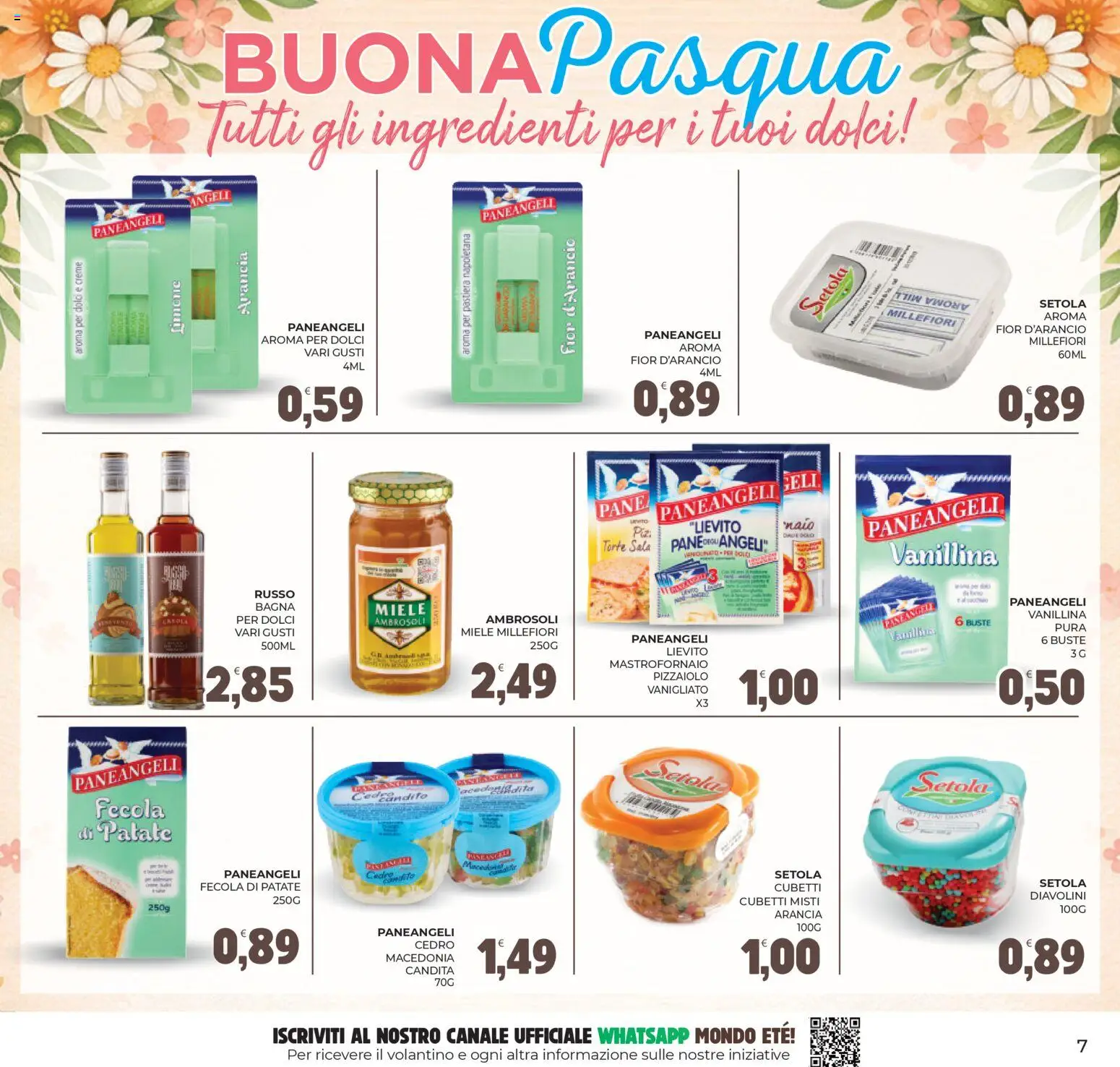 Volantino Eté del 24.03.2026 | Pagina: 7 | Prodotti: Limone, Arancia, Miele, Macedonia