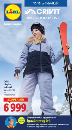 Lidl - Nonfood kínálatunk - amely érvényes a következő dátumtól: 16.10.2025