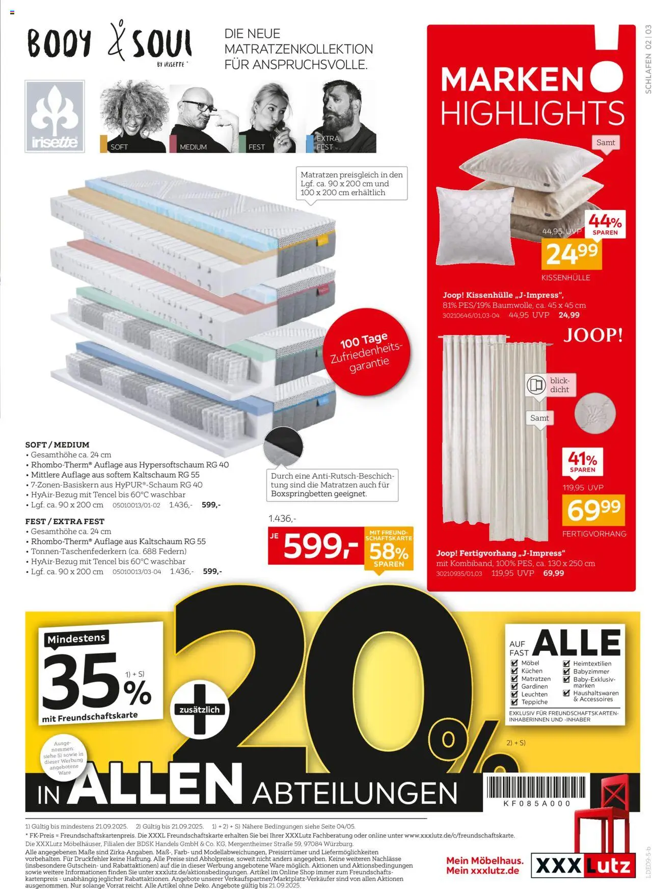XXXL Lutz Prospekt 	 – gültig ab 08.09.2025 | Seite: 3 | Produkte: Kuchen