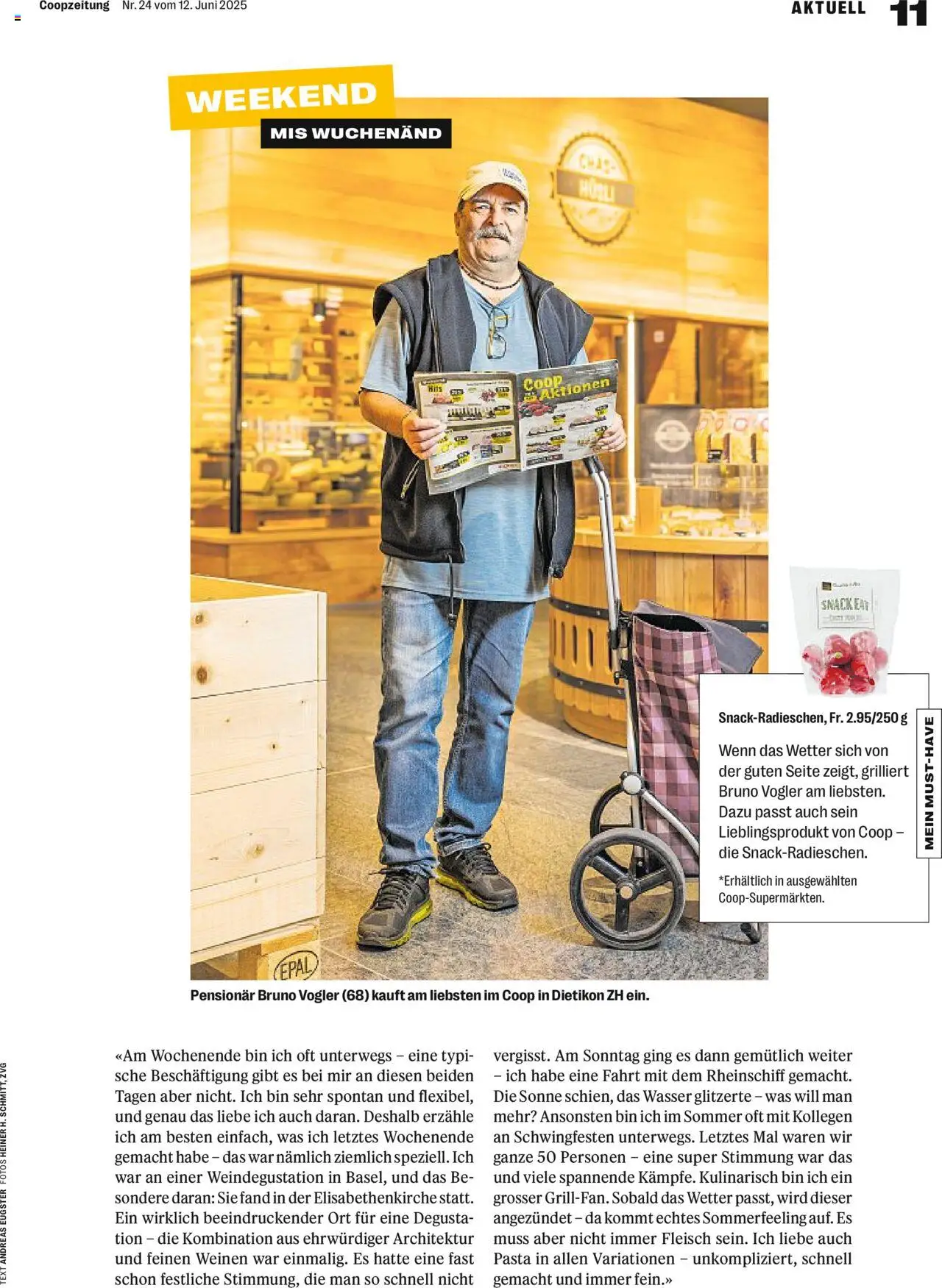 Coop - Magazin ab 12.06.2025 | Seite: 11 | Produkte: Pasta, Wasser