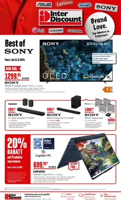 Interdiscount Aktionen Brand Love ab 08.09.2025 gültig