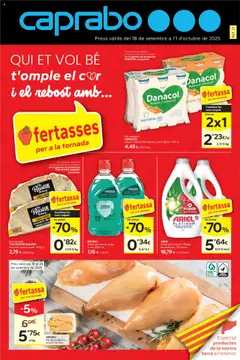 Vista previa Caprabo - Ofertasses per a la tornada válido desde el 18.09.2025