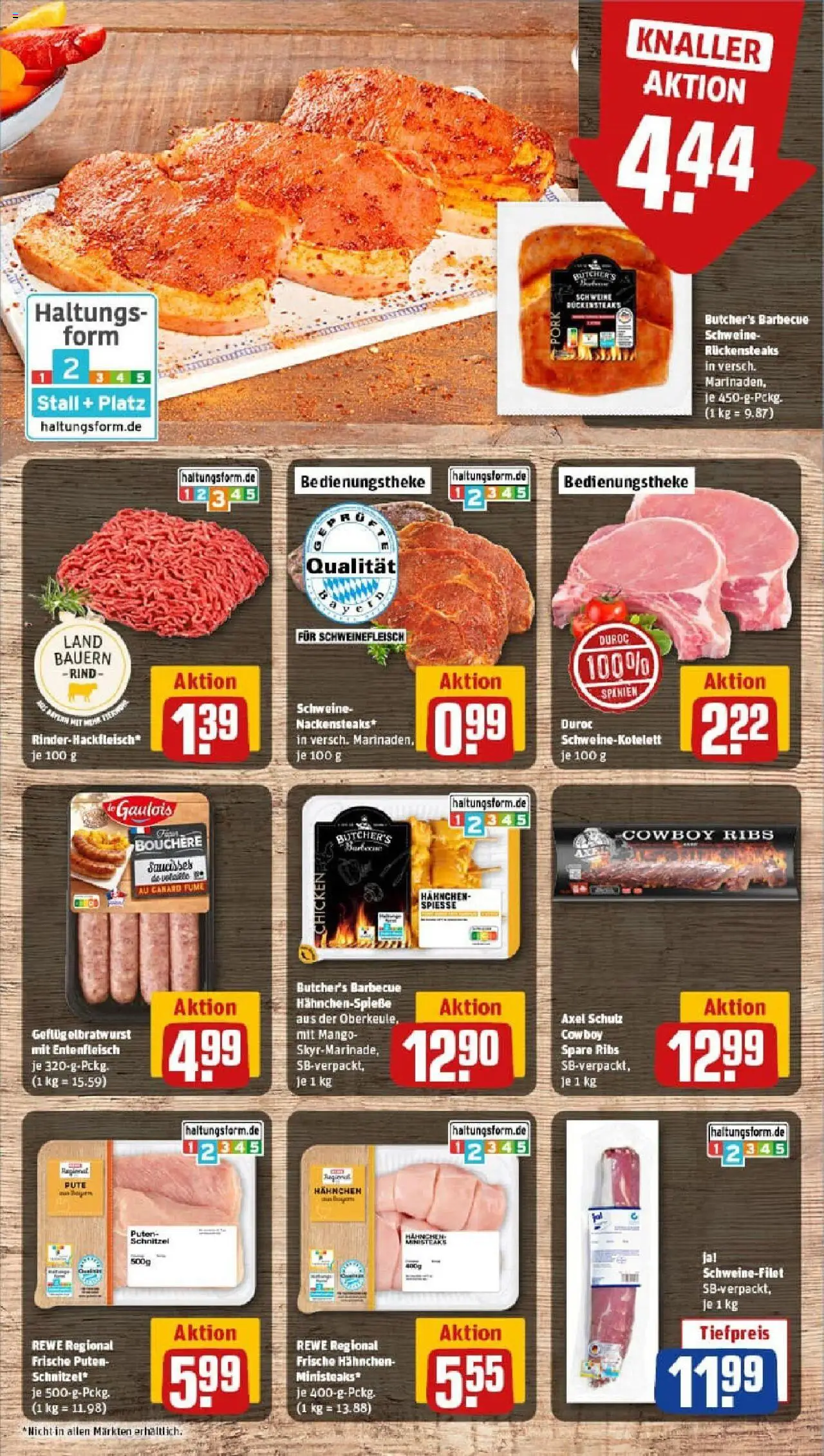 Rewe prospekt Münchsmünster	 - gültig ab dem 29.06.2025 | Seite: 10 | Produkte: Hahnchen, Spieße, Mango, Schweinefleisch