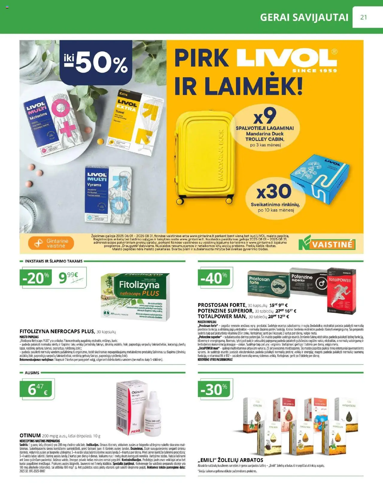 Norfa vaistinė leidinys│galioja nuo 01.08.2025 | Puslapis: 21 | Prekių: Žaidimas