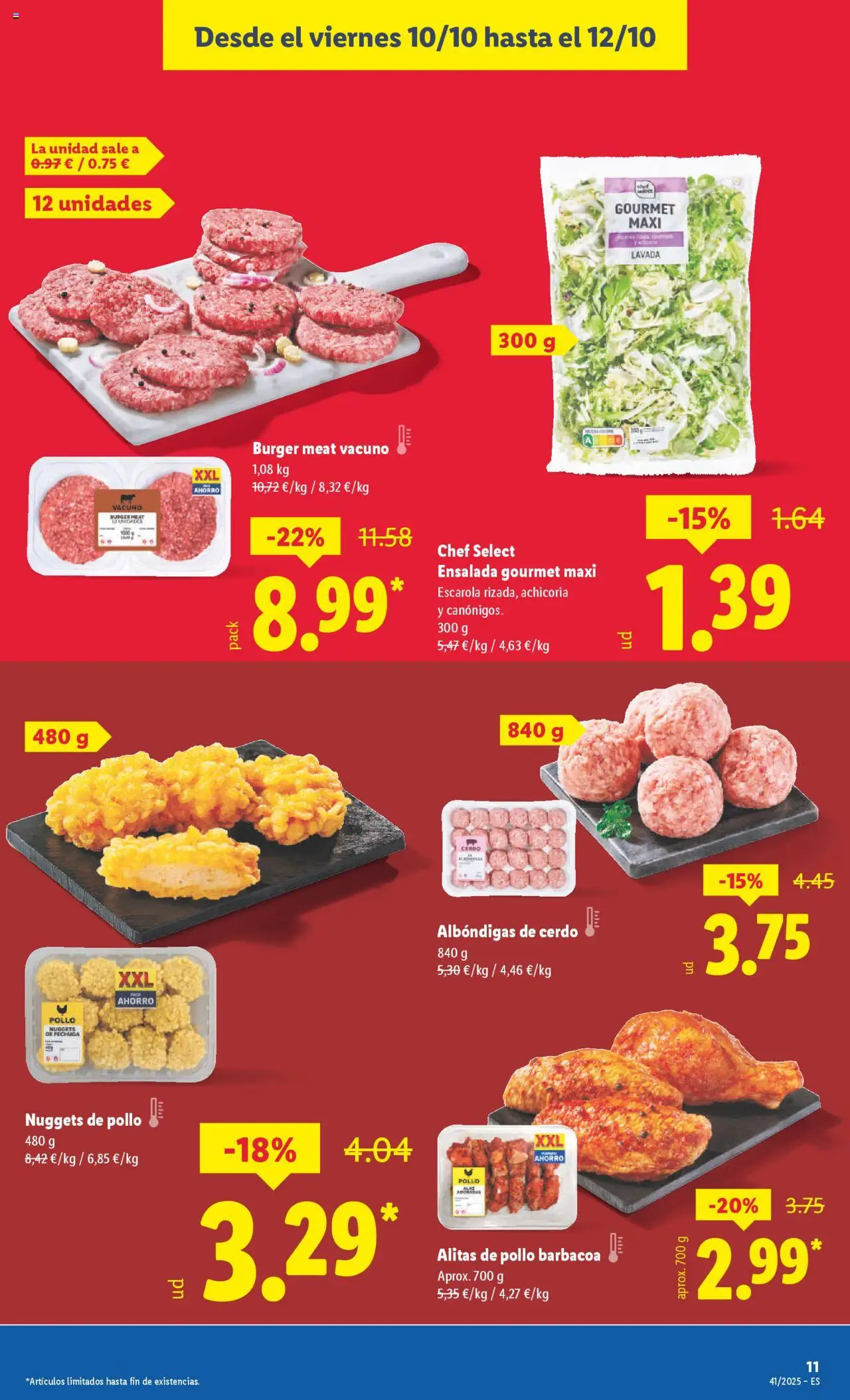 Lidl catálogo MAD │ válido desde el 06.10.2025 | Página: 23 | Productos: Cerdo, Ensalada, Barbacoa, Nuggets
