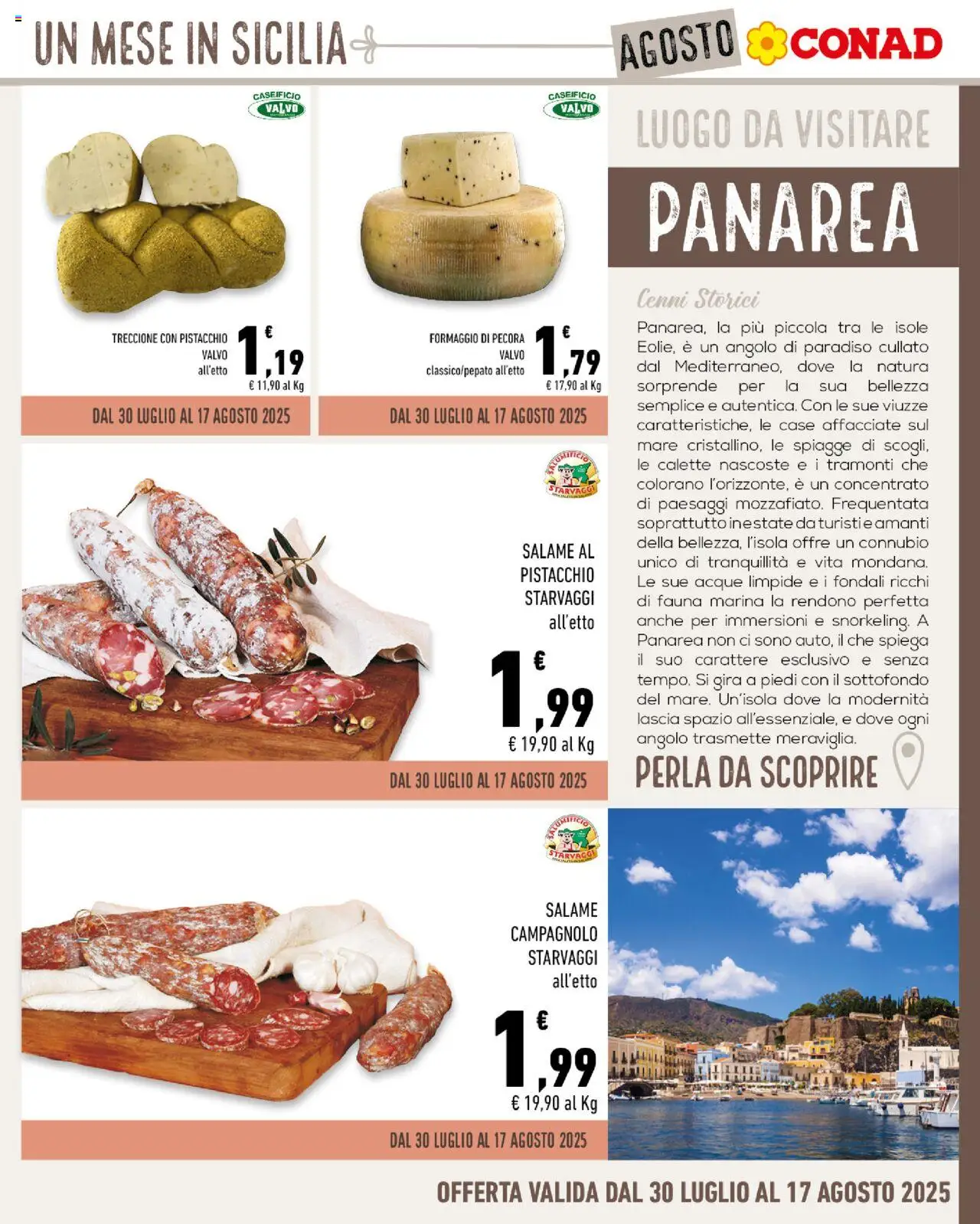 Volantino Conad del 30.07.2025 | Pagina: 3 | Prodotti: Salame, Formaggio
