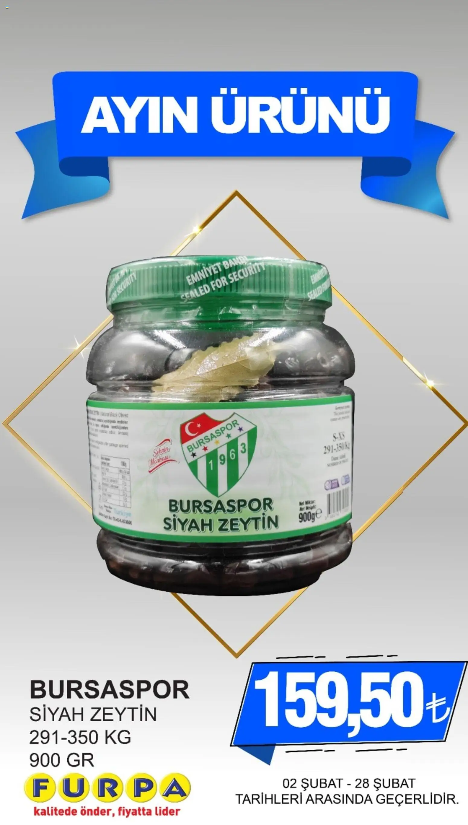 Furpa Katalog Ayın Ürünleri - 02.02.2026 tarihinden itibaren geçerlidir | Sayfa: 28 | Ürünler: Zeytin