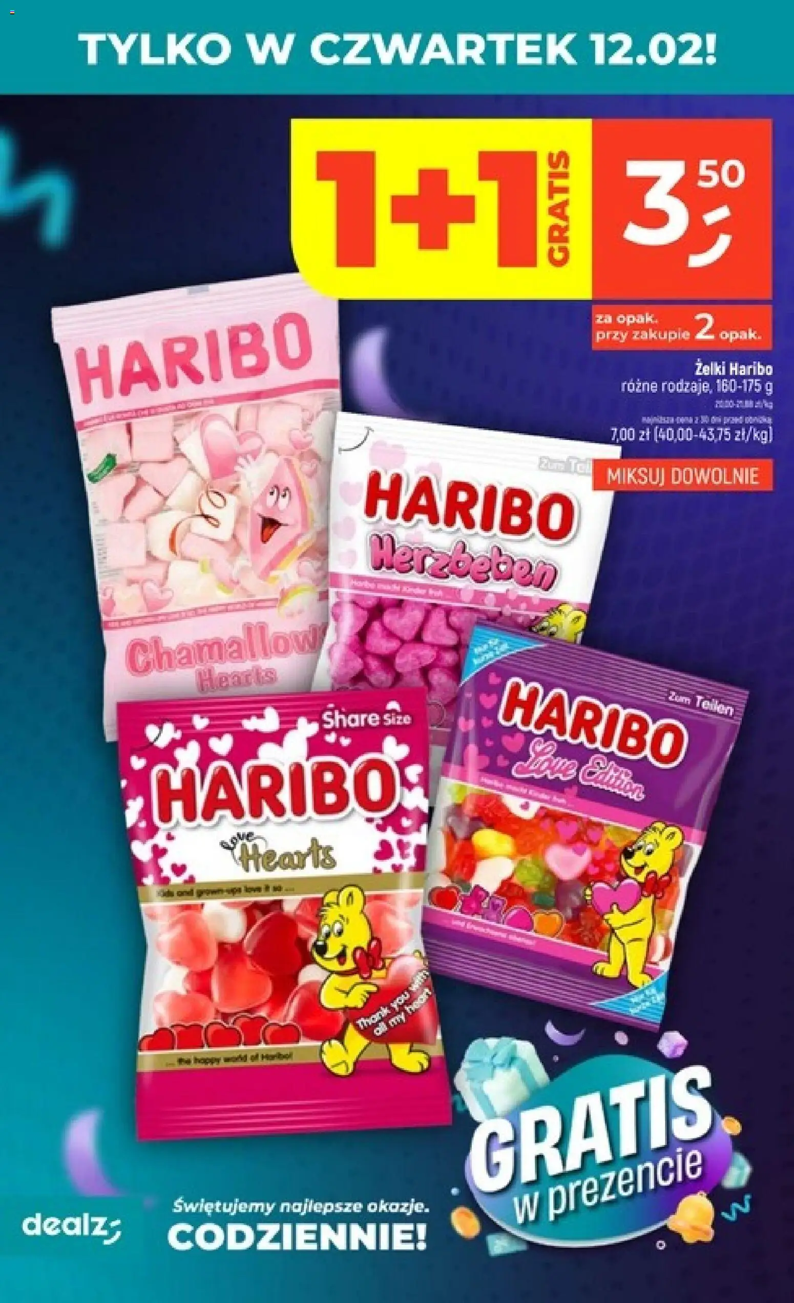Dealz Gazetka od 12.02.2026 | Strona: 2 | Produkty: Żelki haribo, Żelki