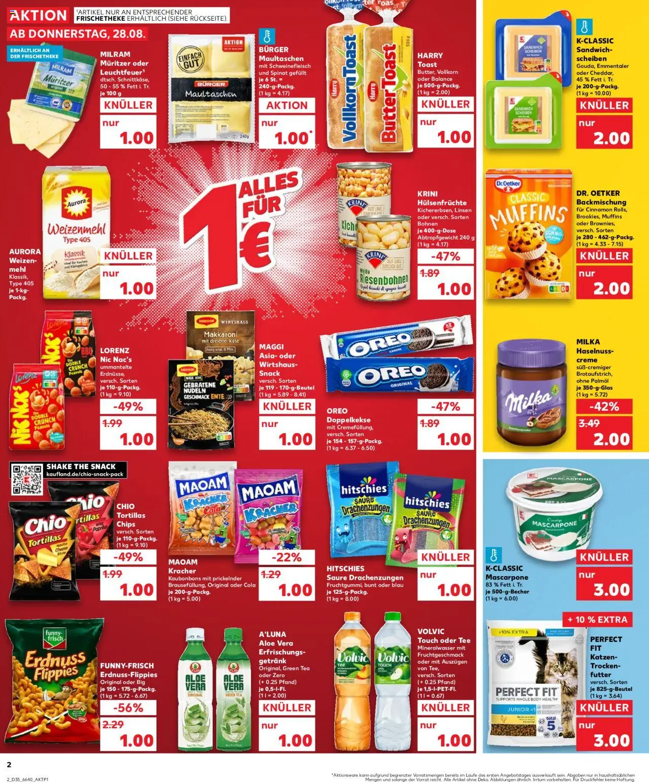 Kaufland Prospekt 	 - gültig ab dem 28.08.2025 | Seite: 2 | Produkte: Butter, Mineralwasser, Creme, Ente