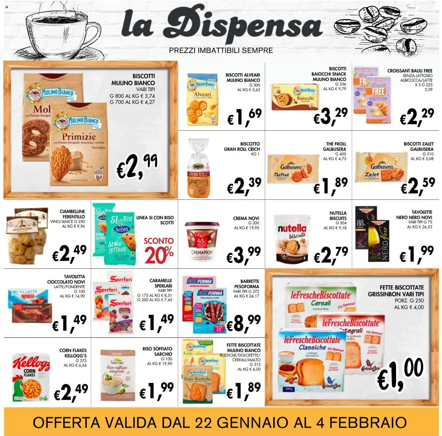 Volantino Coal del 22.01.2026 | Pagina: 17 | Prodotti: Crema, Cereali, Latte, Farina
