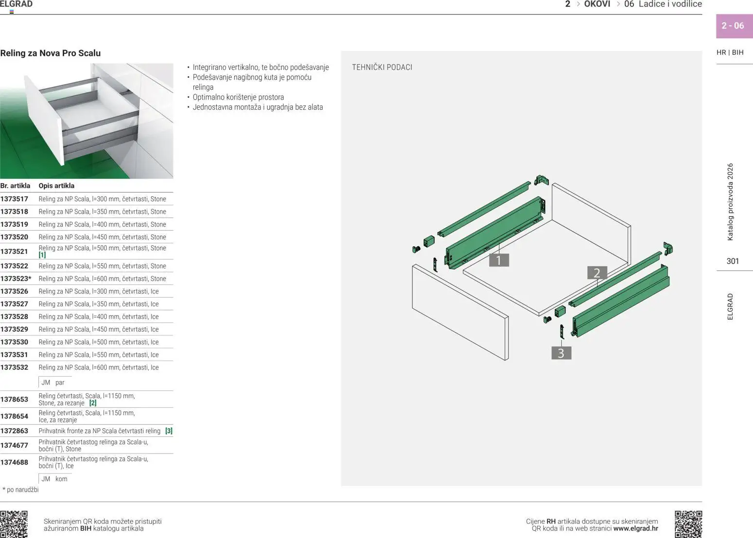 Elgrad katalog | vrijedi od 14.04.2026 | Stranica: 14 | Proizvodi: Ladice