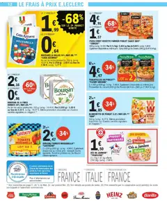 E.Leclerc - Prévisualisation de PIZZA CRUST RECETTE FARMER POULET SAUCE BBQ, 600 g. Egalement disponible au même prix: Spicy (600g) Ou Sweety (580 g). valide à partir de 07.04.2026 | Page: 12