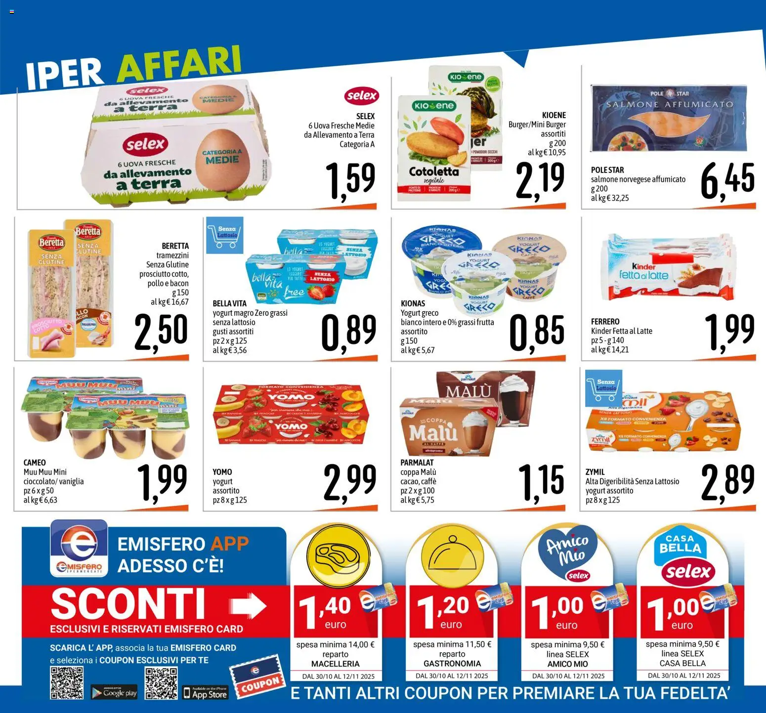 Volantino Emisfero del 30.10.2025 | Pagina: 21 | Prodotti: Pollo, Tè, Frutta, Prosciutto