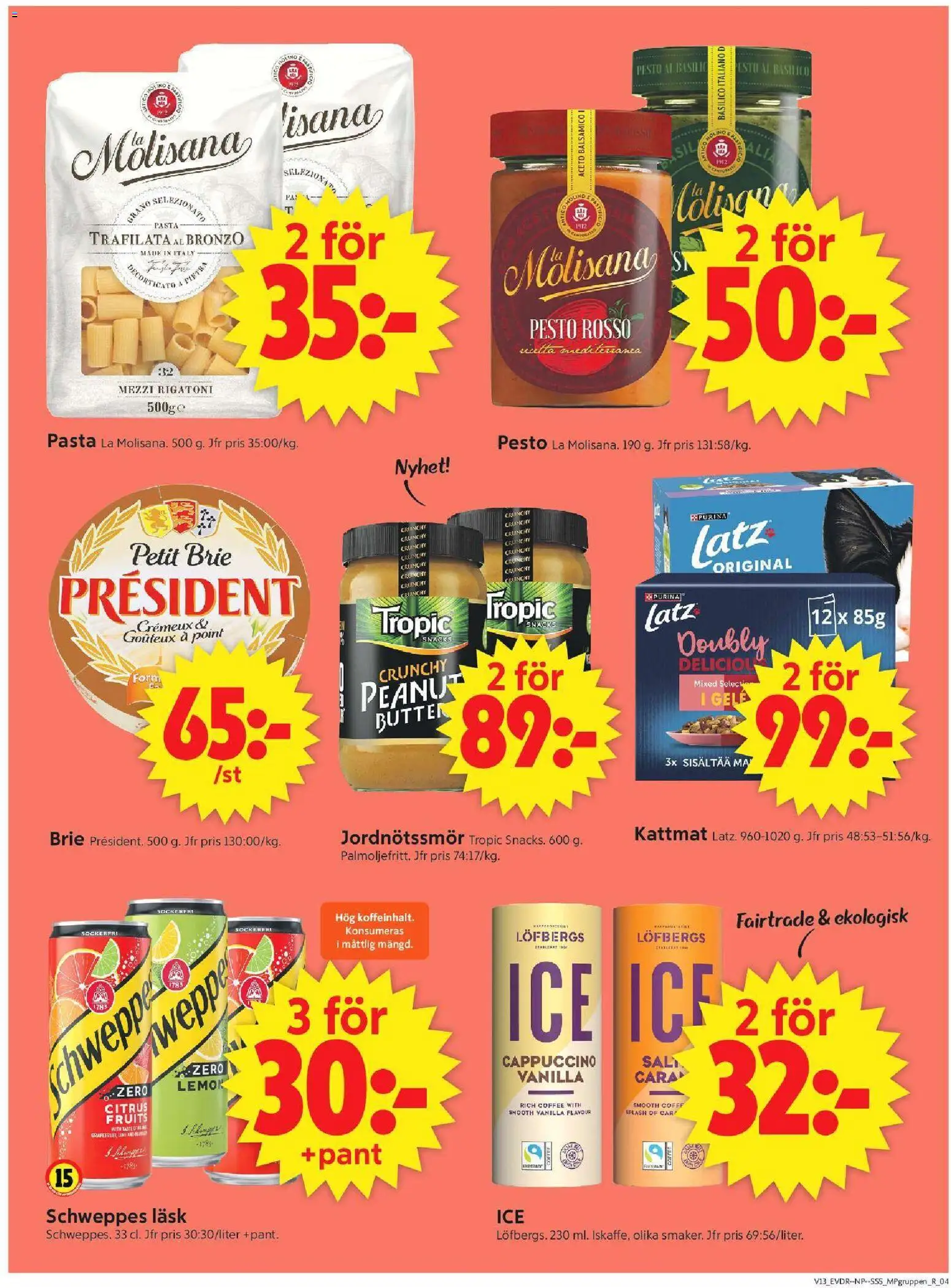 ICA Supermarket reklamblad aktuell från 23.03.2026 | Sida: 17 | Produkter: Balsamico, Kattmat, Lime, Pesto