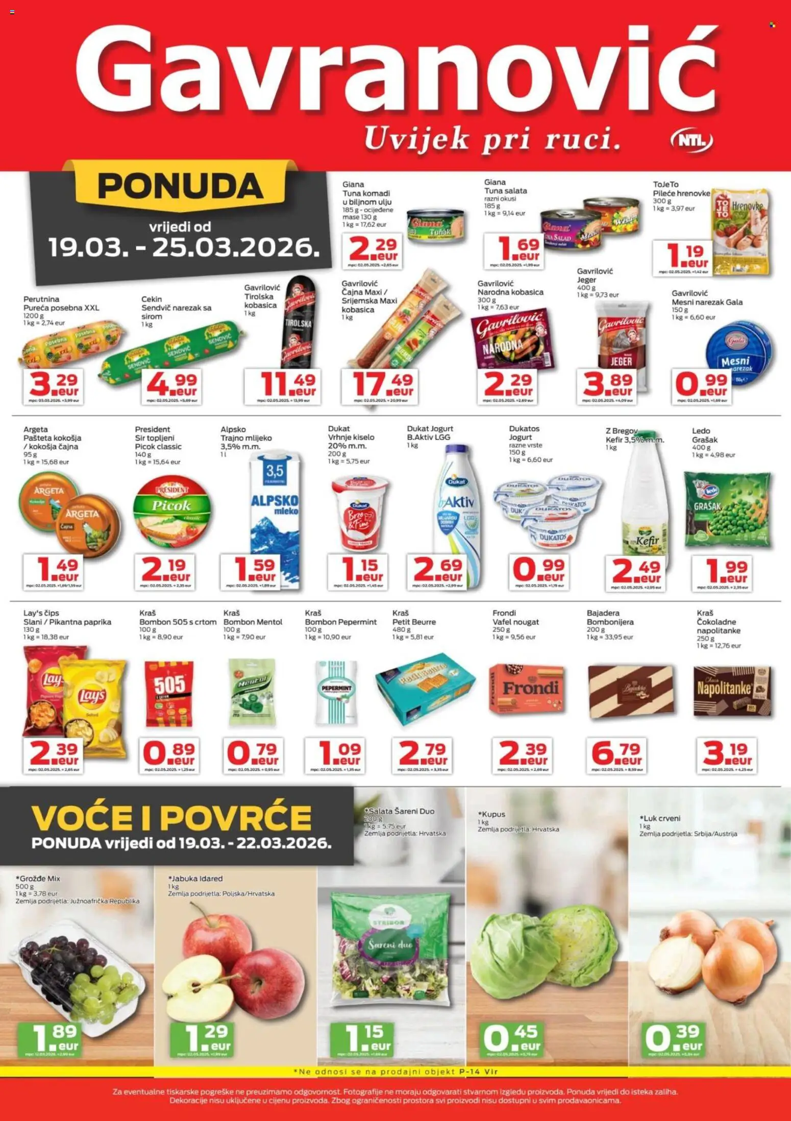 Gavranović katalog | vrijedi od 19.03.2026 | Stranica: 2