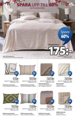 JYSK - erbjudanden - Förhandsvisning av reklamblad från butik JYSK aktuell från 01.12.2025 | Sida: 18 | Produkter: Sängöverkast, Prydnadskudde, Pläd