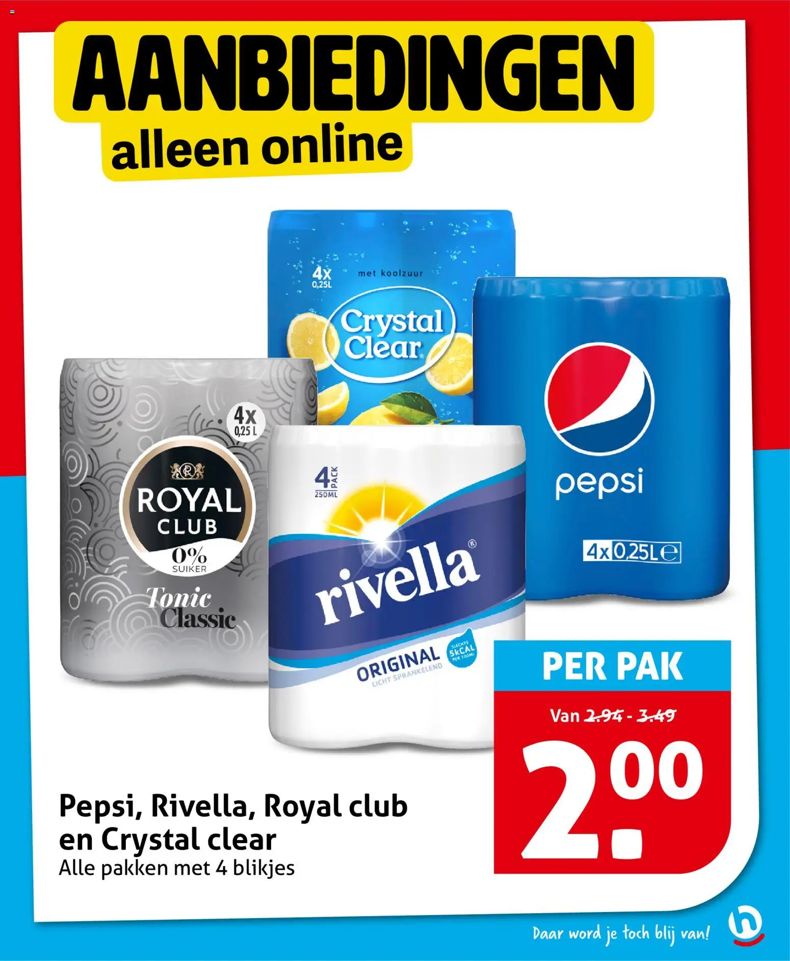 {H1} | Pagina: 29 | Producten: Waffelini, Pepsi