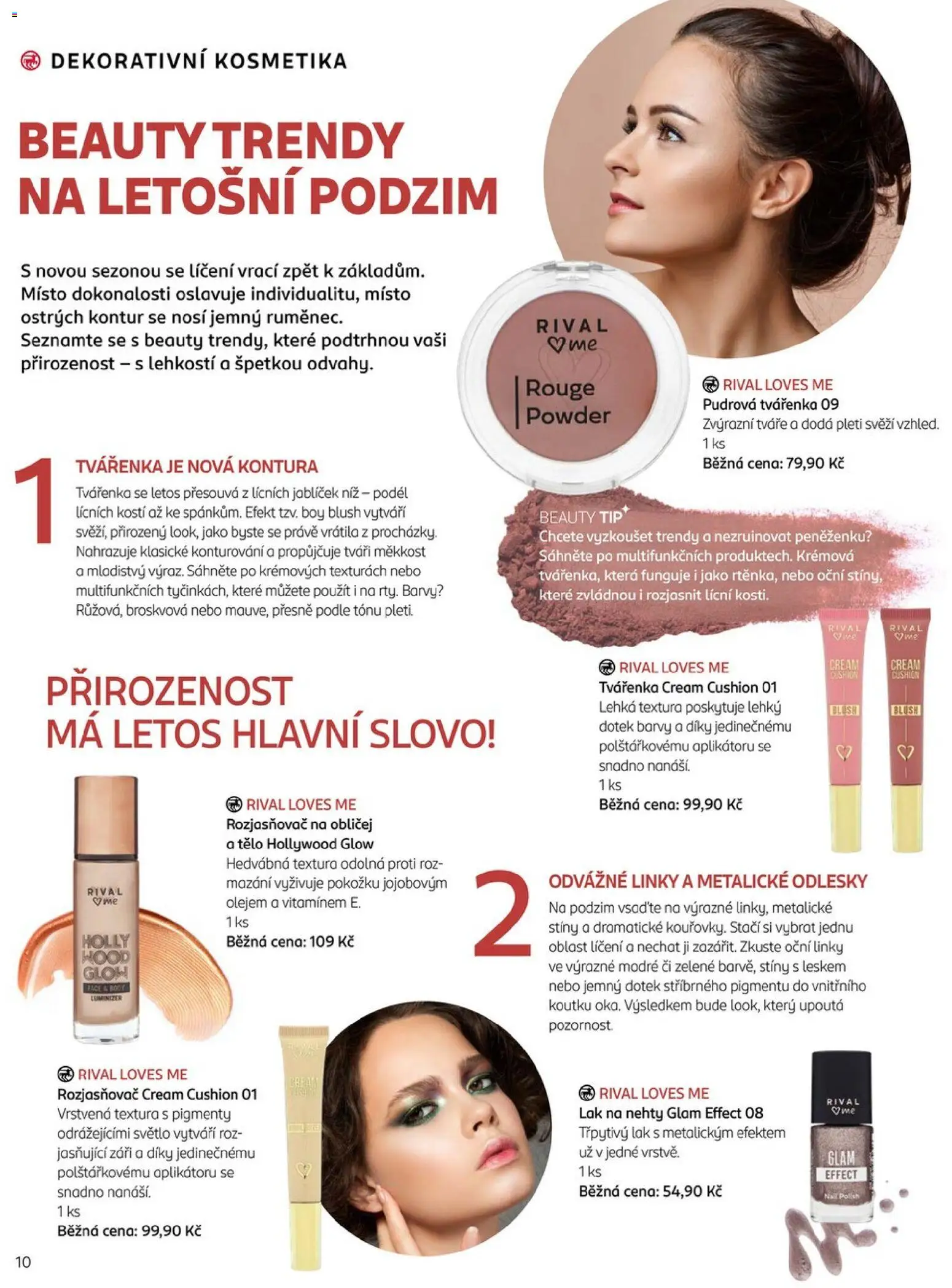 Rossmann magazín - Life Podzim od 10.09.2025 | Strana: 10 | Produkty: Nehty, Body, Barvy, Tvářenka